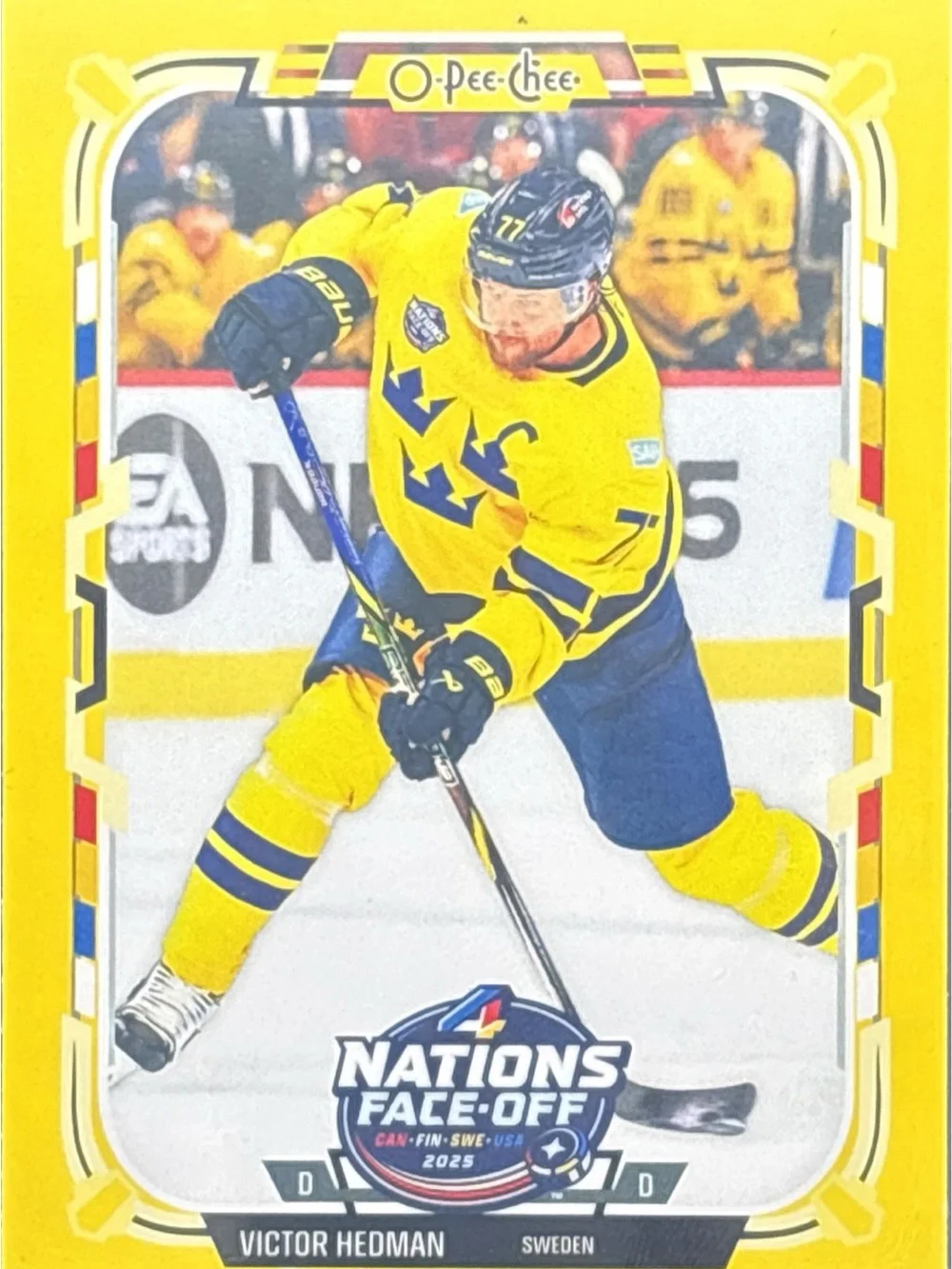 O-Pee-Chee Victor Hedman Hockey Trading Card – Yellow
